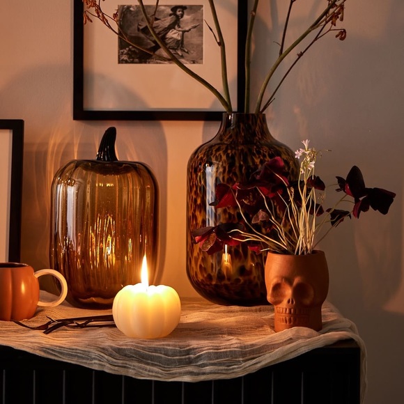 West Elm Spooky and Unique Handcrafted Terracotta Skull Vases - Set of 2 💀 - Picture 10 of 17